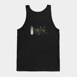 Famous Black Scientists - Chemists Light Text Tank Top